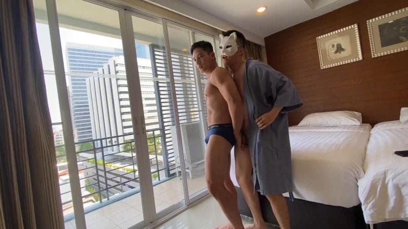大屌男同互干颜射