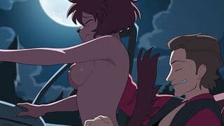 狼少女的月下野性交配