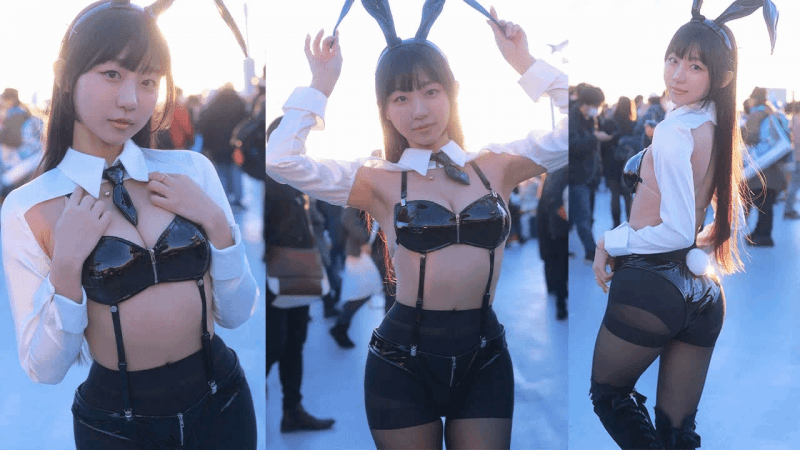 Eunji Rabbit 亮相 Winter Comiket！兔女郎尤娜 Cosplayㅣ [C105] 首次参与