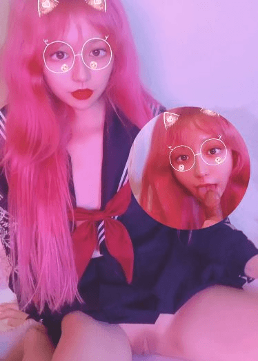 不良少女学生制服给你口交深喉