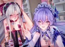 💗🤤水母拌土豆😋🤣坎特蕾拉 ×珂莱塔 Cantarella×Carlotta《鸣潮》wuthering_waves 鸣潮