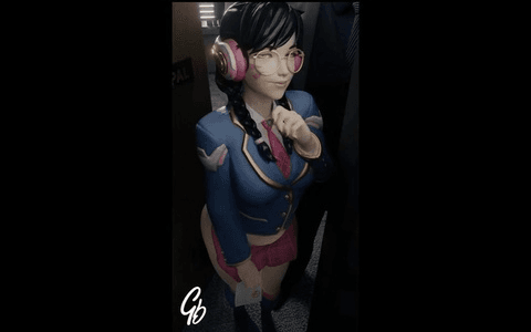 [3D] Dva：学院的荡妇