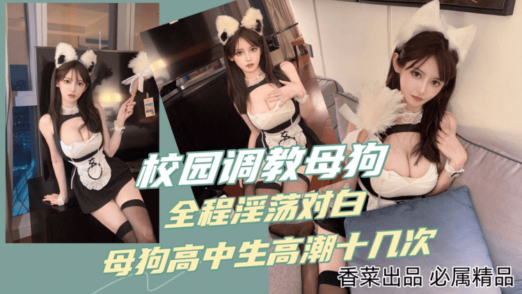 【校园调教母狗】全程淫荡对白，母狗高中生高潮十几次！