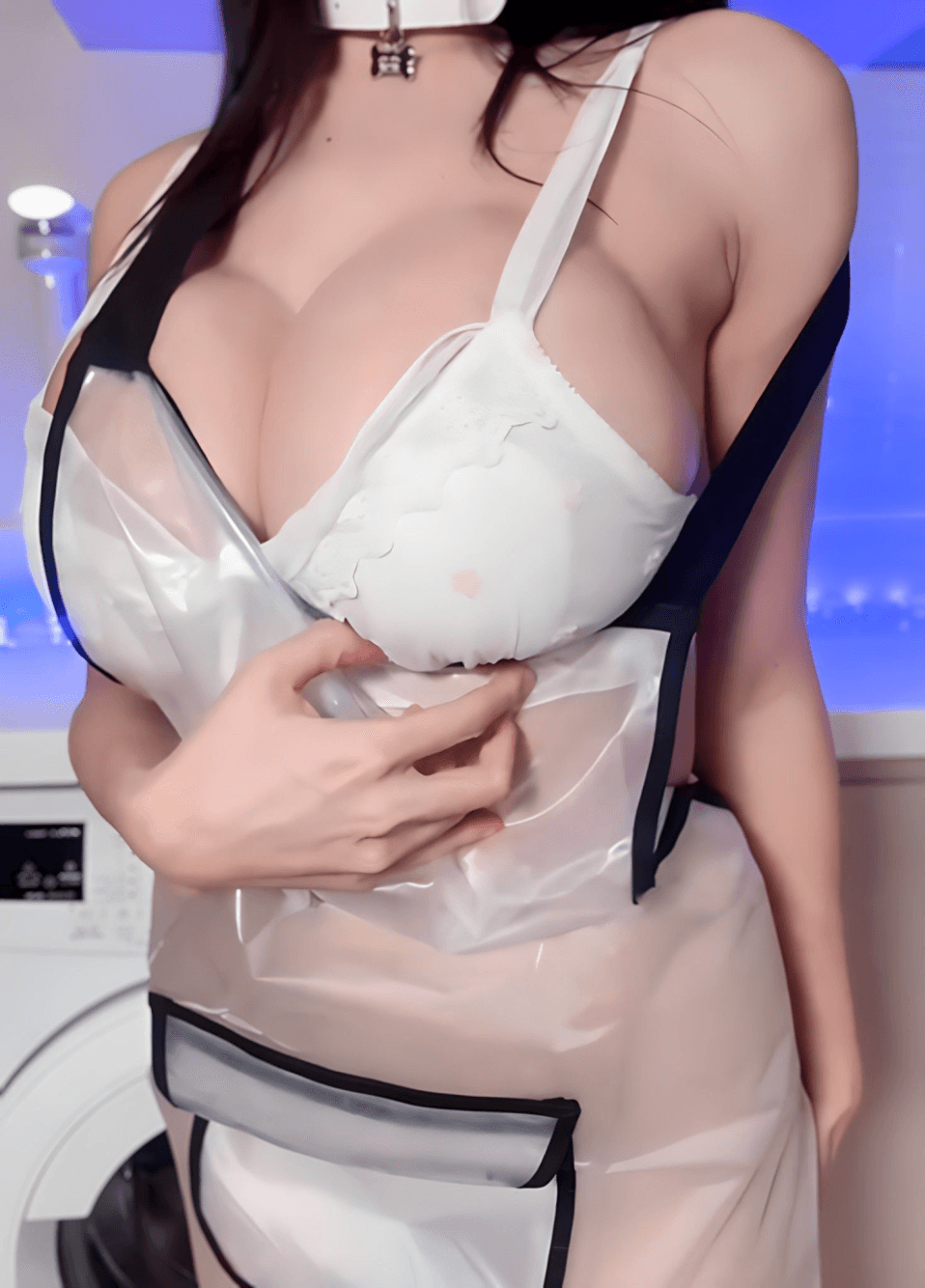 九头身人间尤物，巨乳女神【Npxvip】开双洞大号黑屌自慰狂喷水，高潮抽搐，视觉盛宴
