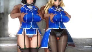 [R18 MMD]对抗高雄爱宕的舰娘肉壁