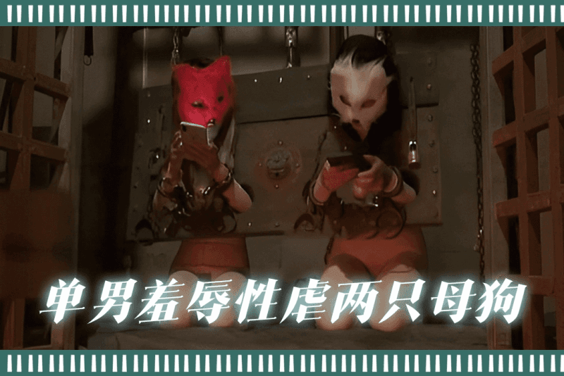 囚禁两只母狗！第1天双狐会的预热调教开端！专治手机奴