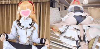 【Aliceholic13】可爱的曲线美少女Vtuber Cosplay“ohogoe”多重高潮性爱。