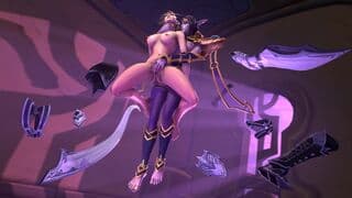 艾蕾莉亚被萨拉塔斯摸了 [魔兽世界]