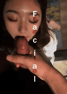 射了甜美卡哇伊小美女一脸