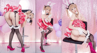 #HidoriRose cosplay黑川美子-道具自慰