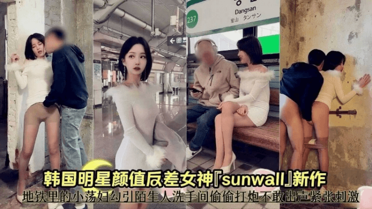 【反差母狗】Dangsan韩国明星颜值辰差女神[sunwaIJ新作地铁里的小荡妇勾引陌生