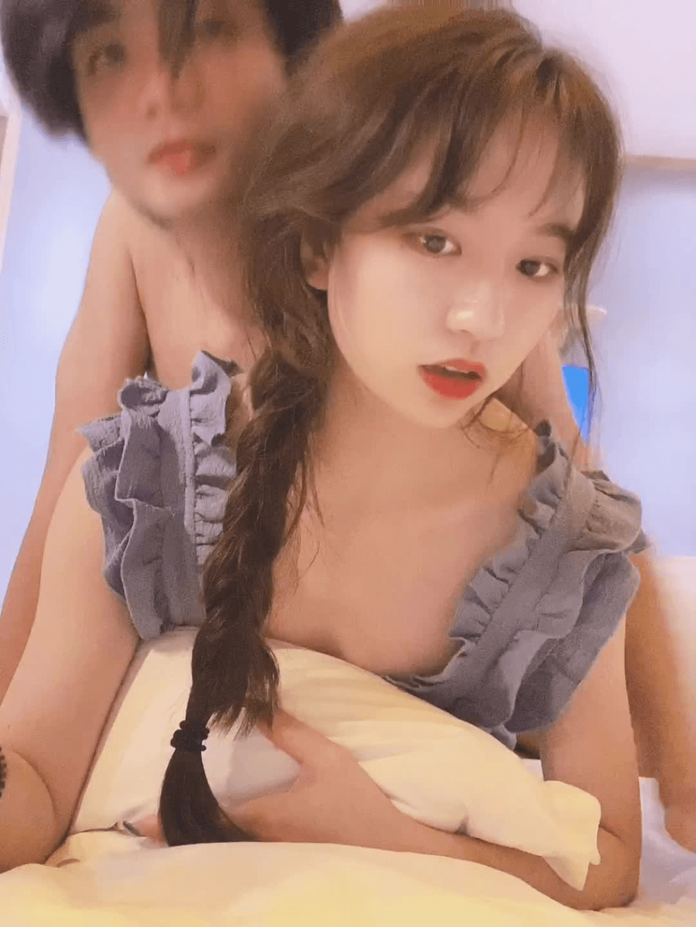 最近非常火的91女神 不见星空 被粉丝后入