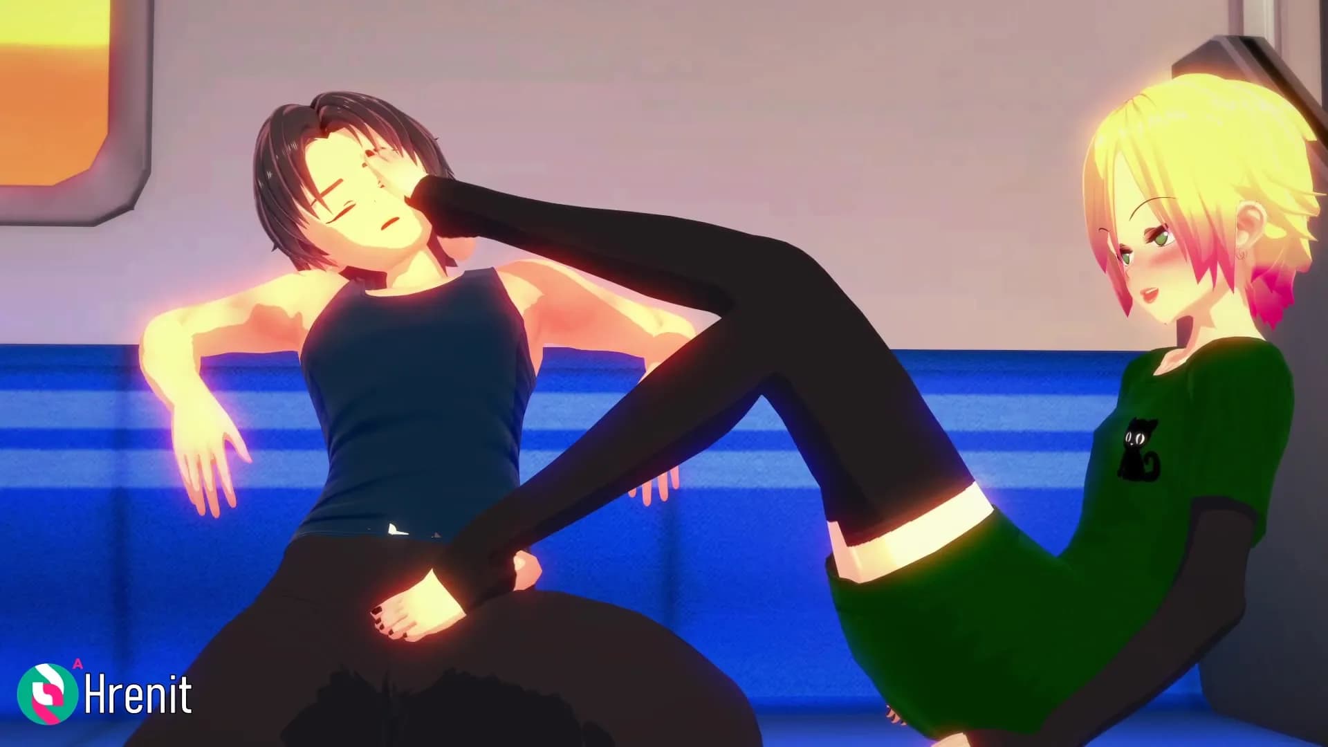 在火车上戏弄伪娘