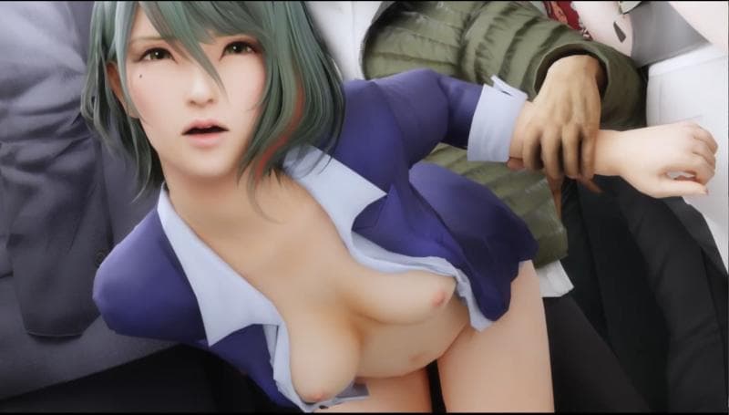 少女在被性骚然你们就装看不到吗，还要一起上