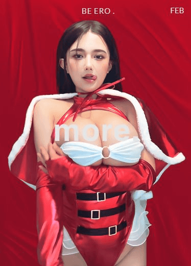 极品美女G奶身材性感圣诞诱惑