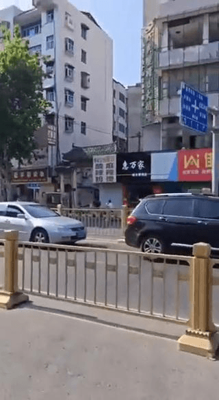 湖北枣阳一男子沿街石欠伤多人