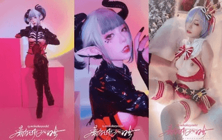 爆机少女喵小吉-圣诞蕾姆骸骨少女