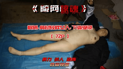 解刨，身材较胖女人，下体受损【72P】