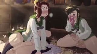 Futas School Girls x sleeping teacher