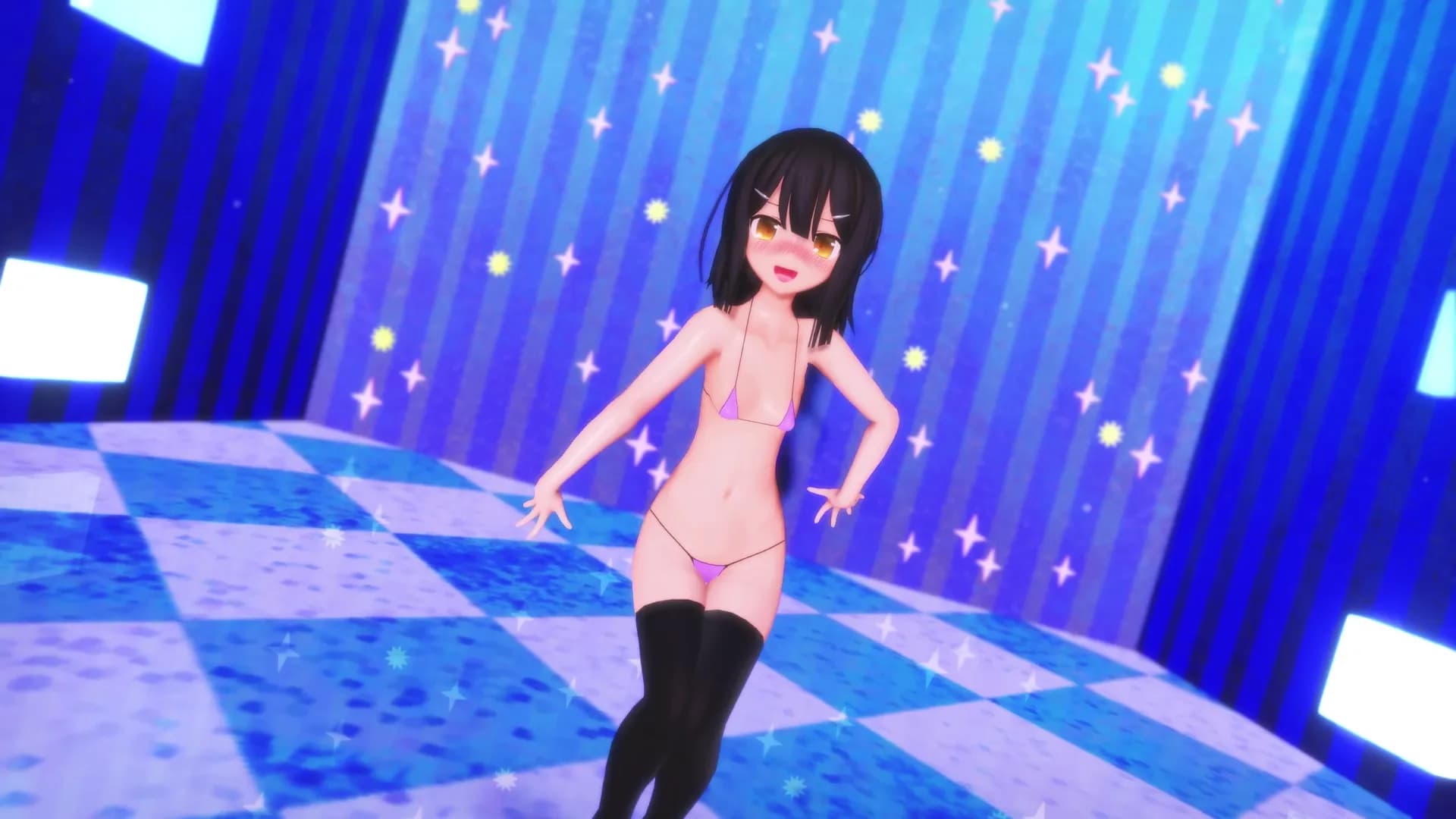 吊带比基尼女孩辣舞